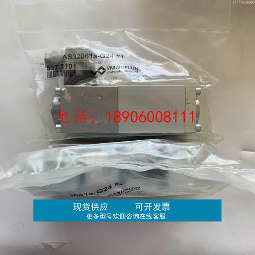 液压 瑞士Wandfluh万福乐  AM22100b-G24 无泄漏电磁换向阀