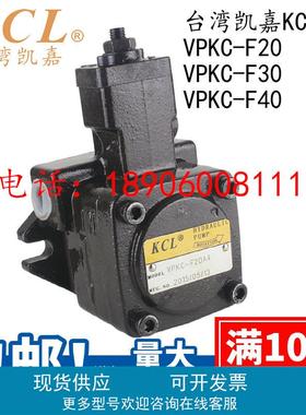 KCL 凯嘉叶片泵 VPKC-F40/F20/F12/F30/F8-A3/A4/A0/A1 VPKCF2020