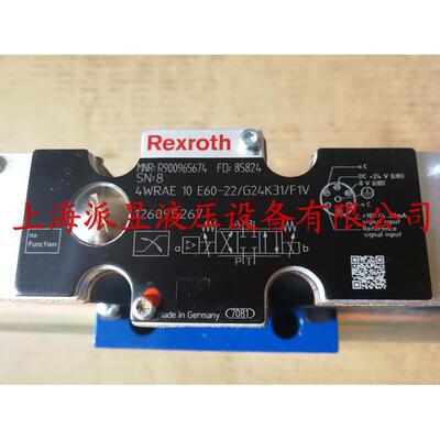 原装正品 R900965674 力士乐比例阀 4WRAE10E60-22/G24K31/F1V