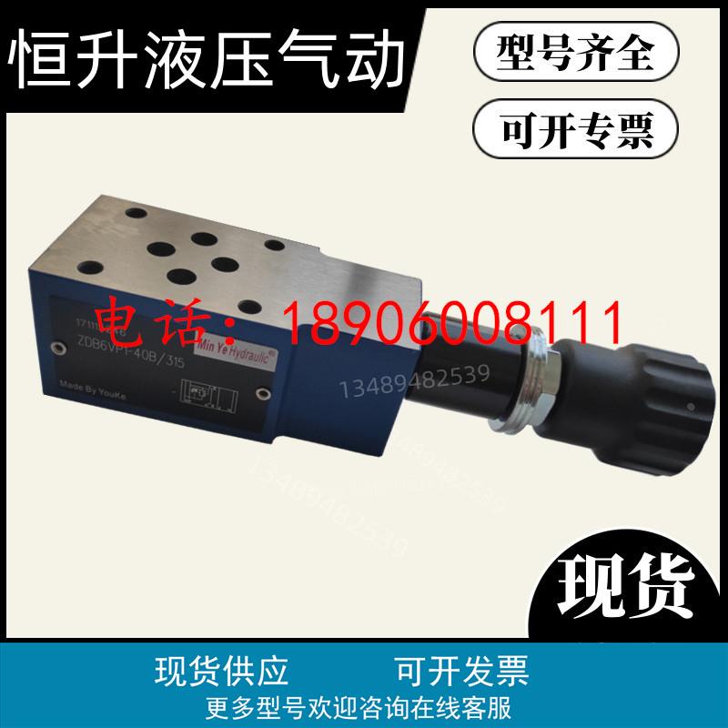 液压溢流阀ZDB6VP1-40B/315/VA/VB/2/50/100/200 Z2DB6VC VD
