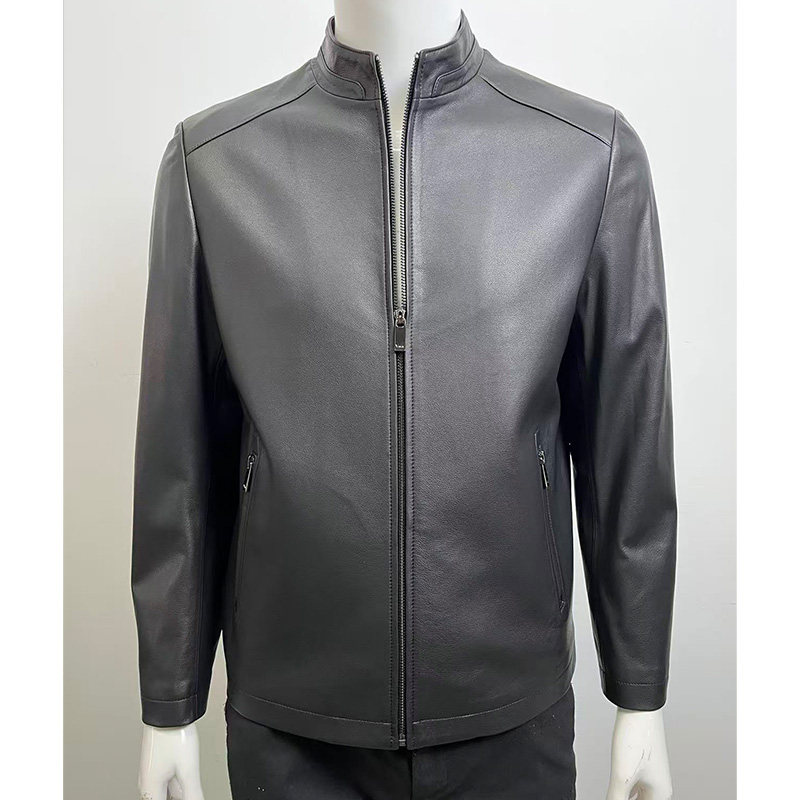 陆堡2025秋季新品头层小牛皮皮衣