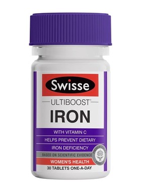 澳洲sw斯维诗补铁片Iron supplement sheet铁元素片女性孕妇30粒