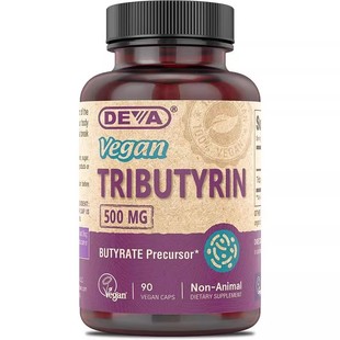 保税正品现货 Deva全素三丁酸甘油酯500mg素食胶囊 90粒