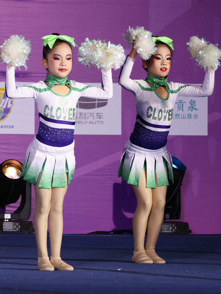 定制啦啦操比赛服装啦啦队服装竞技健美操服装体操服成人新26女男