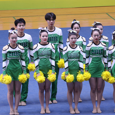 定做啦啦操比赛服啦啦队服装健美操服装拉拉队服装25新品套装女男