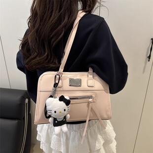 今年流行爆款女式双肩包2025新款百搭后背包多用单肩斜挎包托特包