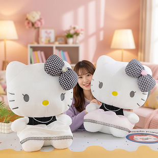 Hellokitty公仔凯蒂猫毛绒玩具哈喽kt玩偶布娃娃女孩生日礼物大号