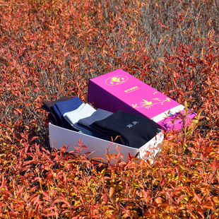 紫燕防裂袜子男足跟型秋冬纯棉礼盒防脚干裂袜足裂袜脚跟纯色宽松