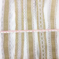 2,5 см в ширину Hown Lines с кружевными кружевными рулонами ручной работы ручной работы декоративной рулон конопля 1 метр