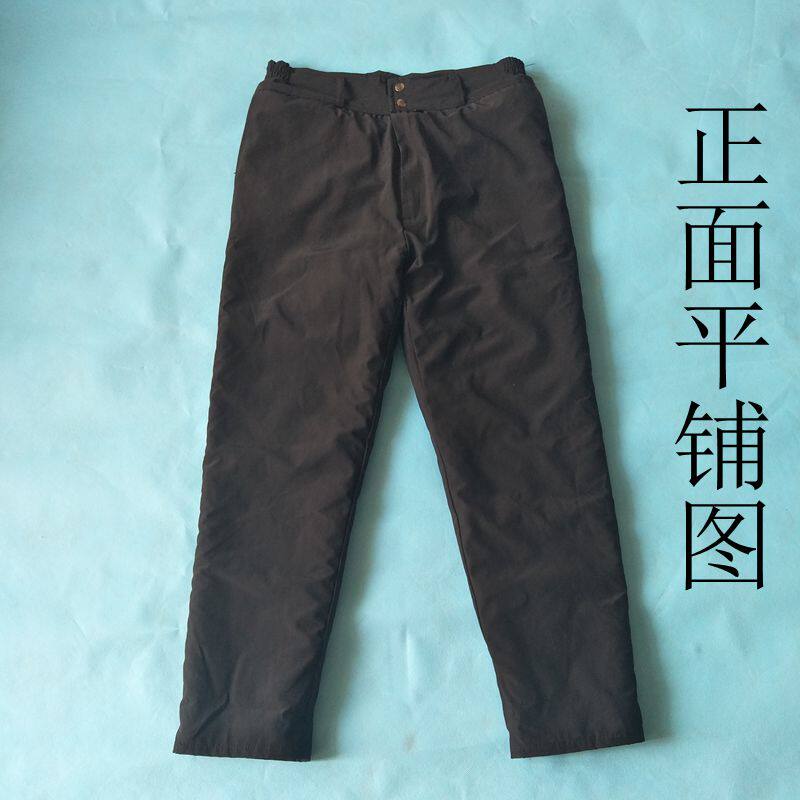 모피 일체형 안감 바지 양가죽 바지 남성과 여성을 위한 핫 세일 하이웨이스트 울 면바지 중년 및 노인 따뜻하고 활기차게