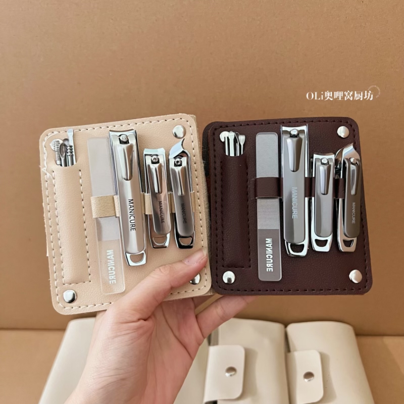 德国指甲刀套装全套单个指甲刀防飞溅指甲钳修脚神器斜口指甲剪刀