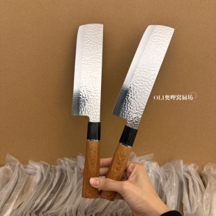 小菜刀家用锻打锋利轻便小切片刀厨师刀厨房多用刀女士切菜切片刀