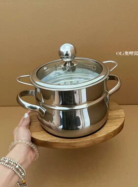 不锈钢大容量蒸锅可折叠多功能