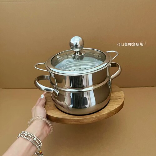 不锈钢大容量蒸锅可折叠多功能