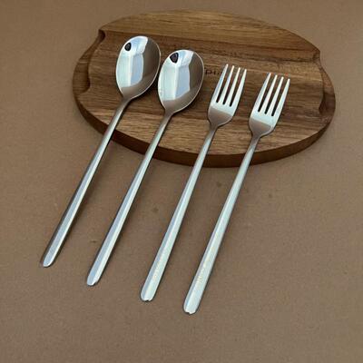 316不锈钢勺子长柄韩式家用儿成人童小调羹吃饭喝汤大汤匙加深圆