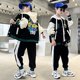 中大童男孩洋气时髦运动两件套韩版 潮 儿童装 2022新款 男童春装 套装