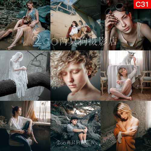 lightroom人像通透ps滤镜pr视频fcpx调色电影胶片luts手机lr预设