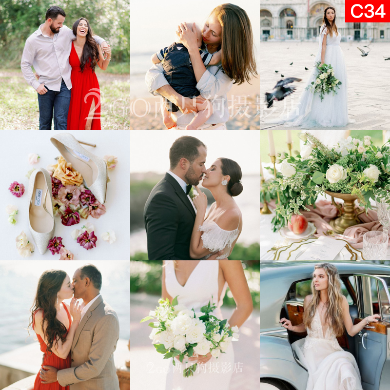 人像婚礼ps滤镜pr视频调色vn纯净ins网红luts手机lr预设lightroom