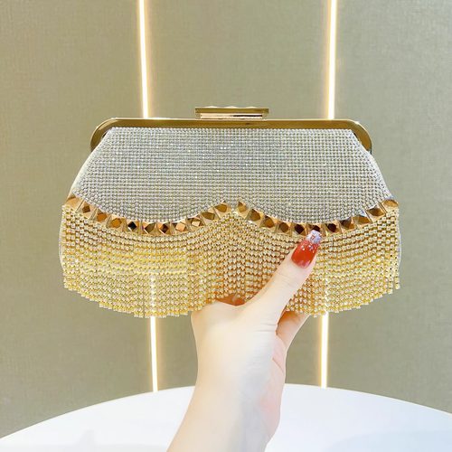 新款镶钻晚宴包手拿包