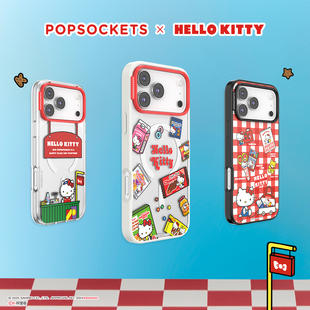 16ProMax Kitty系列磁吸防摔手机壳苹果iPhone17 PopSockets泡泡骚xHello Pro镜面图鉴 零食天堂·手机壳