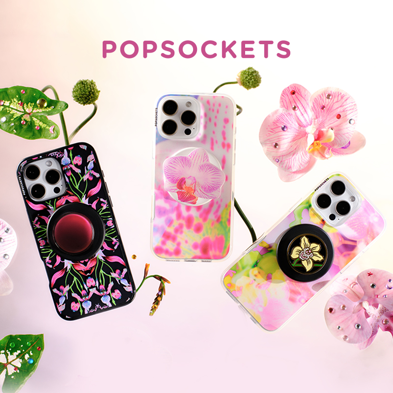 【生长力】PopSockets泡泡骚手机支架气囊伸缩防摔粘贴指环扣花卉 植物 极繁主义 复古 狂野 流沙夜光