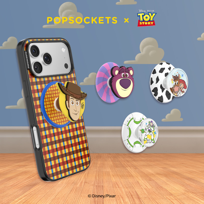 【伙伴集结】PopSockets泡泡骚x玩具总动员系列磁吸式气囊手机支架苹果iPhone18/17ProMax/Pro图片