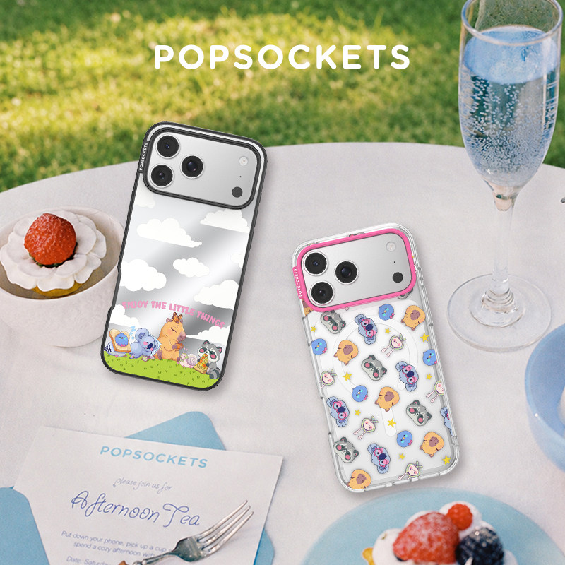 【小悦友社·手机壳】PopSockets泡泡骚Small Joy Society系列磁吸防摔手机壳苹果iPhone18/17 ProMax/Pro图片