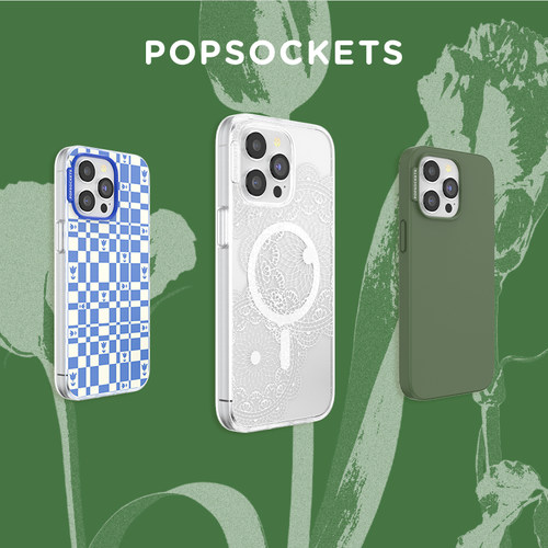 【白日绮梦·手机壳】PopSockets泡泡骚磁吸防摔手机壳苹果iPhone16/15ProMax/Pro 全包印花 纯色