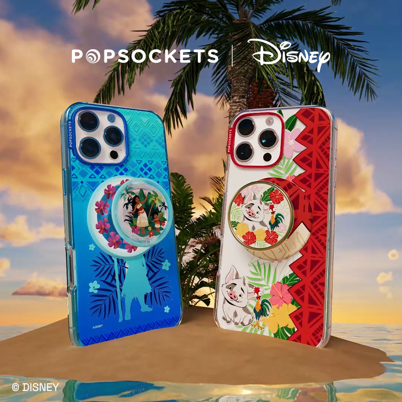 【海洋奇缘】PopSockets x Disney 泡泡骚粘贴手机支架伸缩气囊磁吸支架圆啪嗒 莫阿娜 Moana 小猪