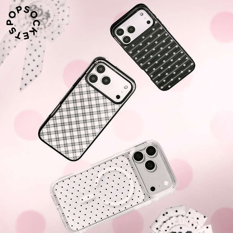 【波点梦境·手机壳】PopSockets泡泡骚磁吸防摔手机壳苹果iPhone17/16ProMax/Pro 波点 天使 夜晚星星 菱格