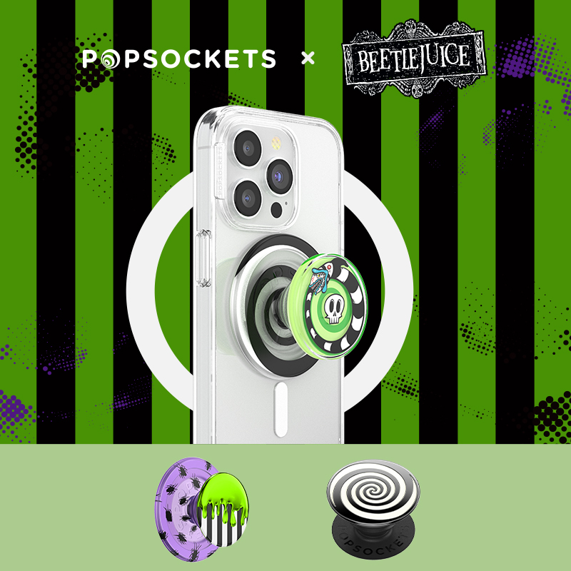 【甲壳虫汁】PopSockets x Beetle Juice 泡泡骚粘贴手机支架伸缩气囊磁吸支架圆啪嗒  漩涡 夜光 水银