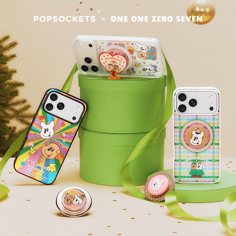 【伴游奇遇记】PopSocketsx1107吐舌小狗联名手机支架