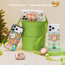 PopSocketsx1107吐舌小狗联名手机支架苹果磁吸囊伸缩防摔粘贴指环扣MAGSAFE磁吸圆啪趣味创意 伴游奇遇记