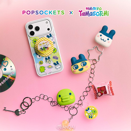 【拓麻歌子童趣屋】PopSockets泡泡骚x拓麻歌子磁吸式气囊手机支架苹果iPhone17/16ProMax/Pro