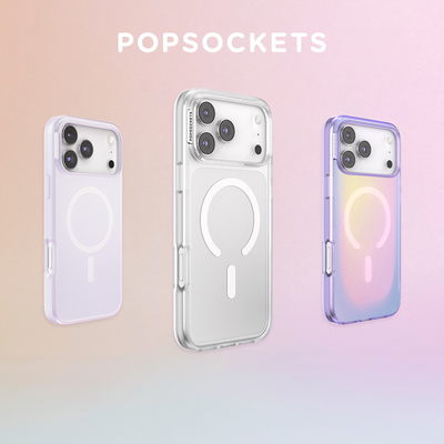 【iPhone经典透壳】PopSockets泡泡骚磁吸防摔手机壳苹果iPhone17/16ProMax/Pro 彩虹海 日出紫 珍珠粉 全透