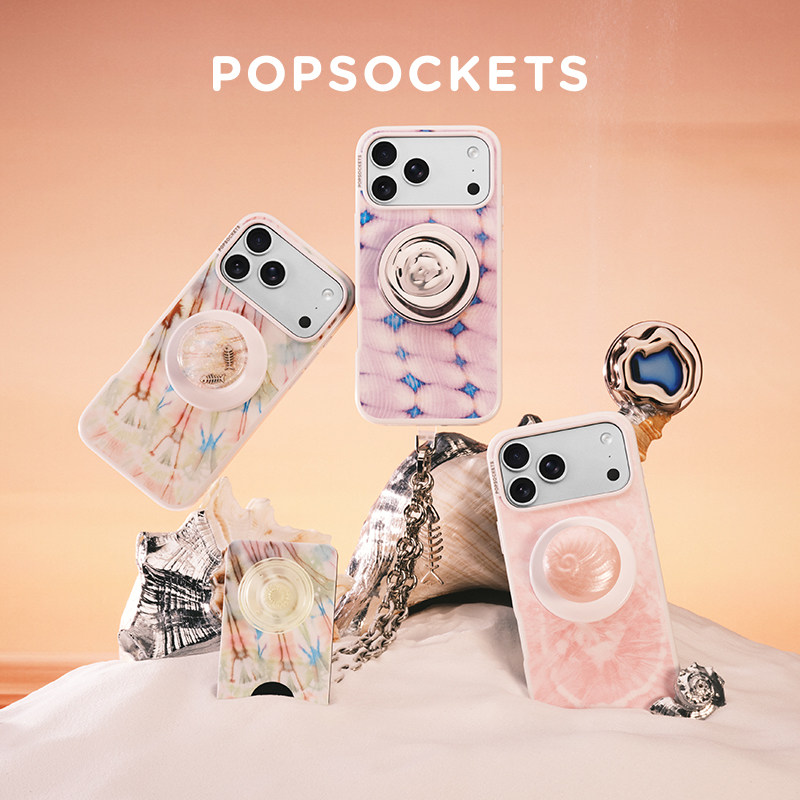 【海汐秘语】PopSockets泡泡骚 xSea Spell 系列磁吸式气囊手机支架苹果iPhone17/16ProMax/Pro - 实物图