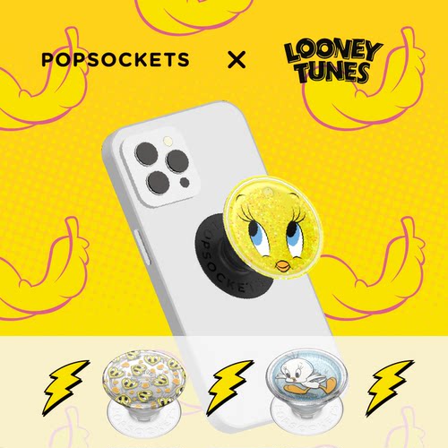 【顽皮崔弟】PopSockets泡泡骚xTweety bird80周年联名系列磁吸式气囊手机支架苹果iPhone17/16ProMax/Pro - 封面
