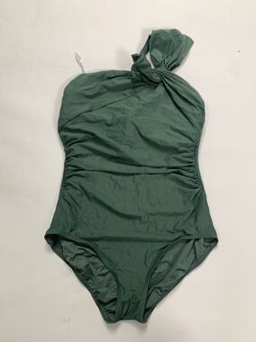 货号B97/98胸围70BCD臀围83～88cm绿色外单连体泳衣