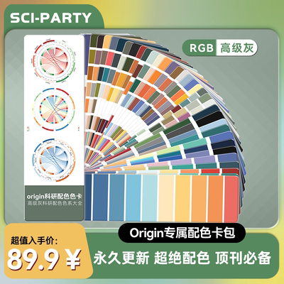 科研绘图 origin绘图配色 顶刊效果必备 科研社