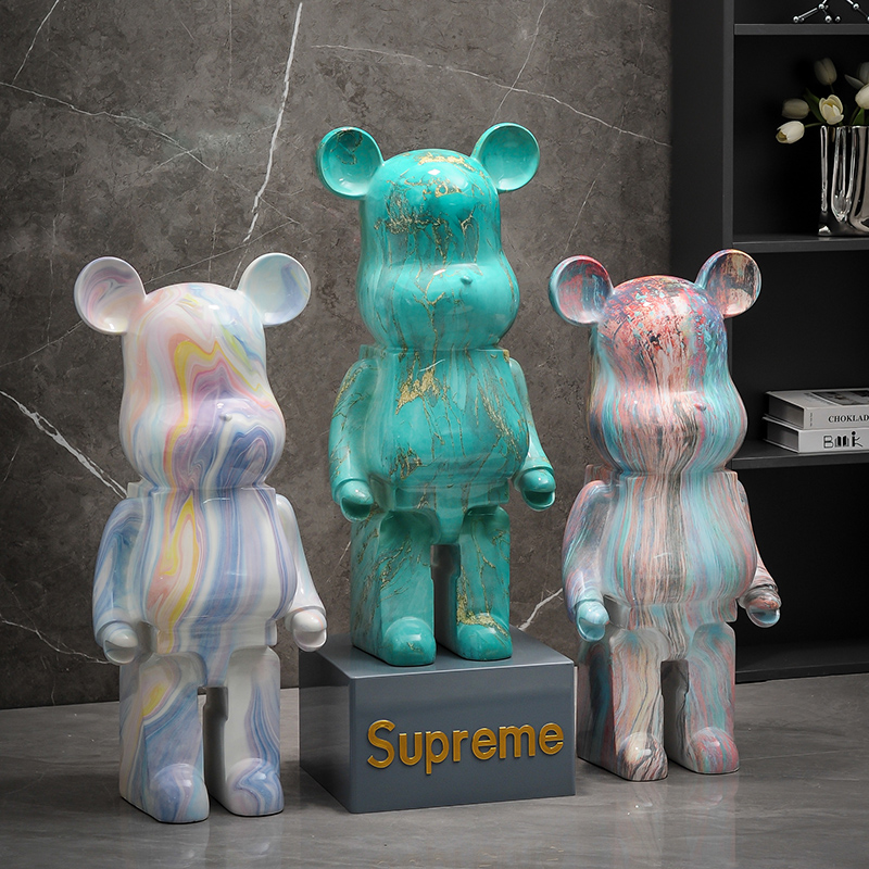 网红暴力熊公仔创意家居装饰品电视柜边落地大摆件存钱罐乔迁送礼