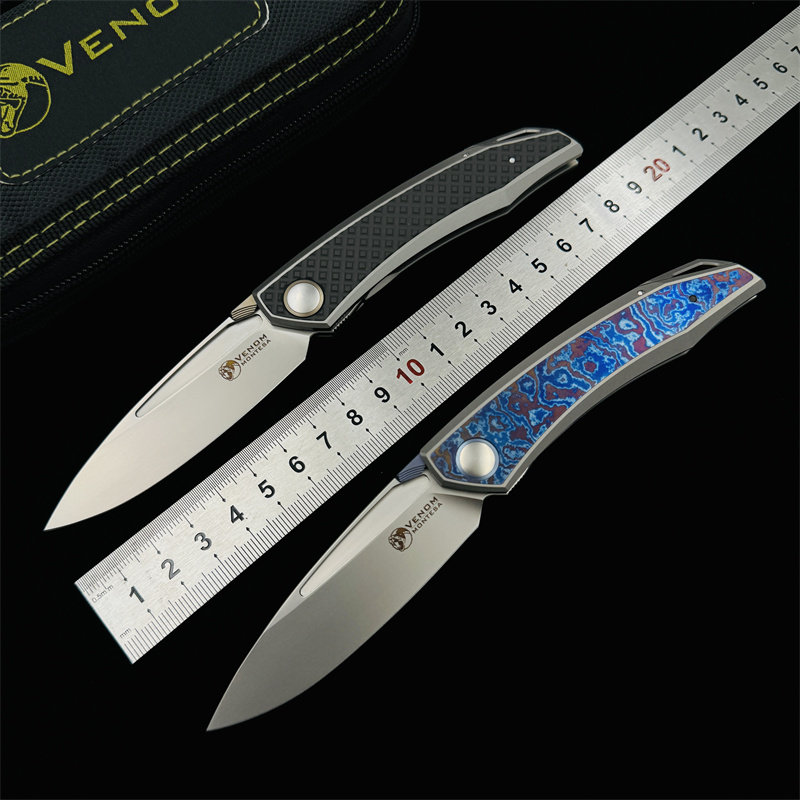 凯文蒙特莎M390钢折叠刀户外