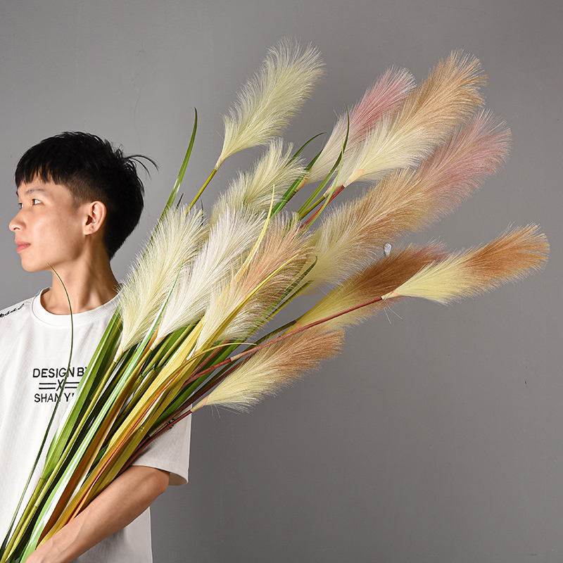 芦苇干花装饰摆件客厅电视柜落地摆设网红北欧狗尾巴草假花仿真花
