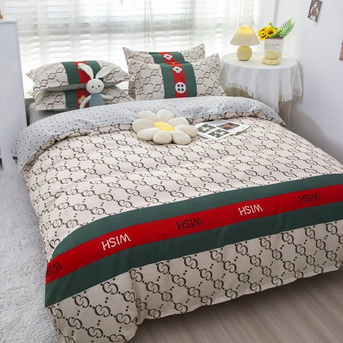 Student bed sheets set duvet cover sets bedsheets double 1.2