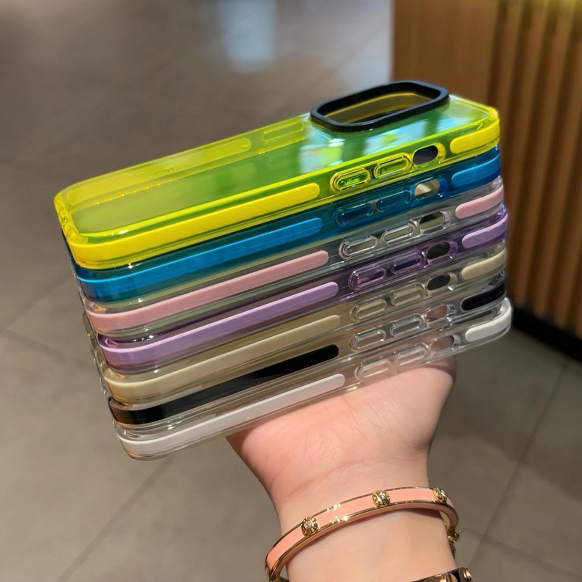 三合一多色适用苹果16手机壳新款iphone15promax透明14硅胶防摔15高级感plus全包12简约14pro保护套ip11手感
