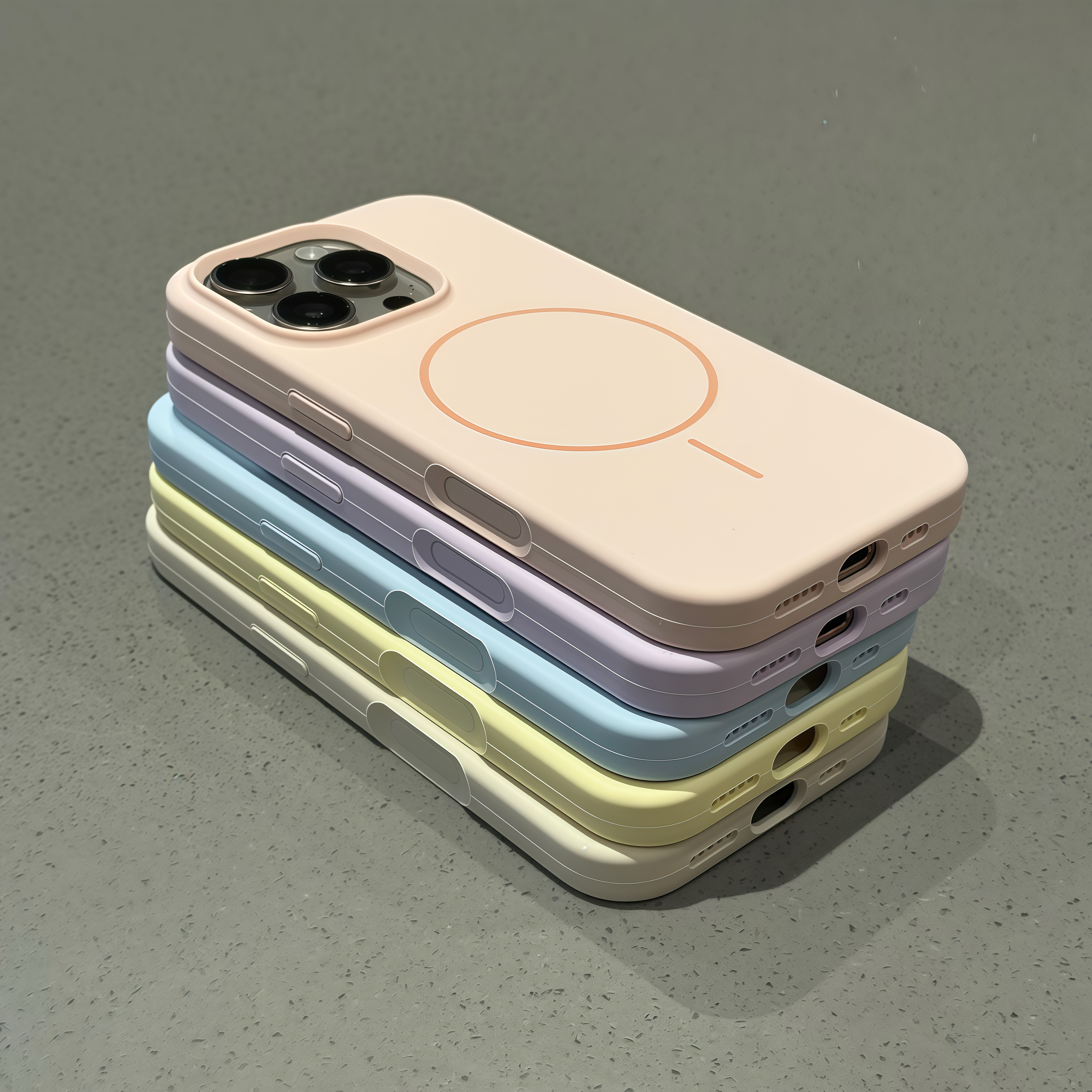 液态硅胶细圈肤感磁吸适用苹果17promax手机壳简约iPhone15promax橡皮手感16PRO纯色13防摔12男女14plus新款