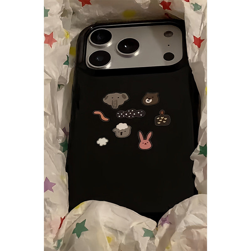几只小动物适用苹果16pro手机壳iPhone15promax新款17华为mate60荣耀200防摔小米14可爱vivo全包oppo软壳k70