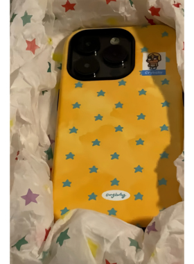 晕染星星哭娃适用苹果16pro手机壳iPhone15promax新款14华为mate60pr荣耀p70防摔小米13磨砂菲林vivo全包oppo