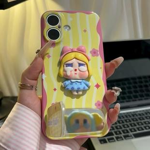 哭娃公仔适用iphone16promax手机壳苹果13菲林14华为mate70pro卡通vivox200小米15支架oppo硬壳12红米k80荣耀