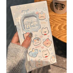 卖萌动物适用苹果16pro手机壳iPhone15promax新款 13华为mate70荣耀200防摔17小米14透明vivo全包oppo软壳k80