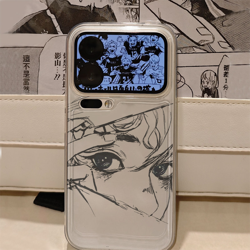 素描眼睛适用苹果17手机壳iPhone15promax新款16华为p70荣耀300防摔13小米14透明vivo全包oppo软壳findx8男女